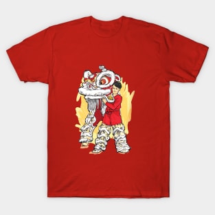Chinese Lion Dancer T-Shirt